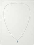 Miansai - Valor Sterling Silver Topaz Pendant Necklace