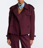 Burberry Mayfair wool twill trench jacket
