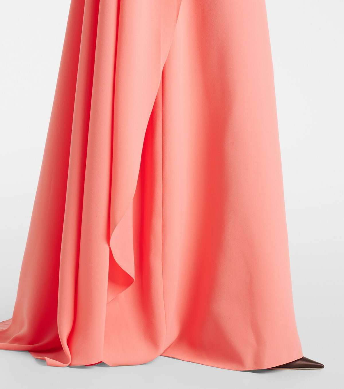 Carolina Herrera Caped crêpe gown