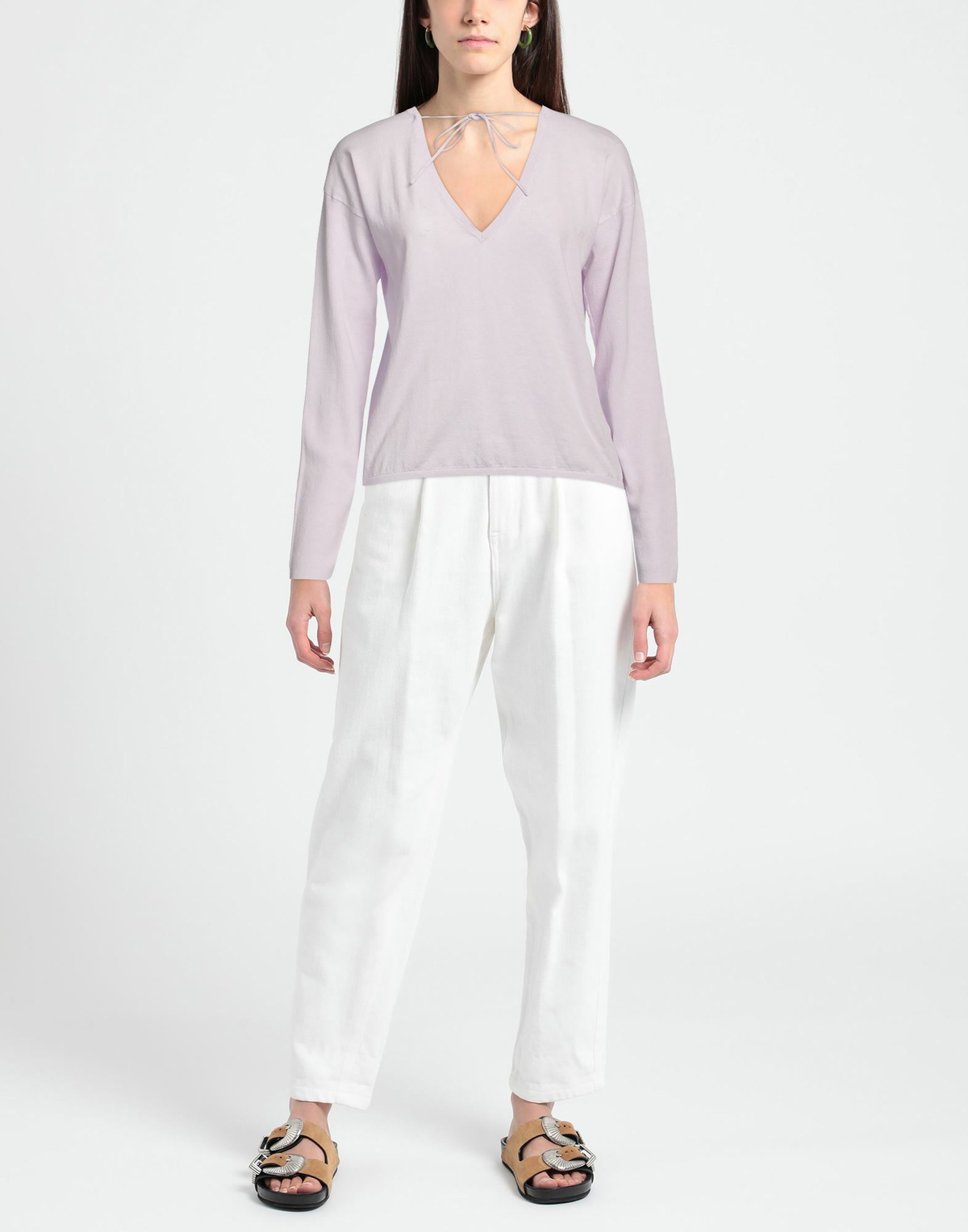 Ballantyne Womens Sweater Mauve