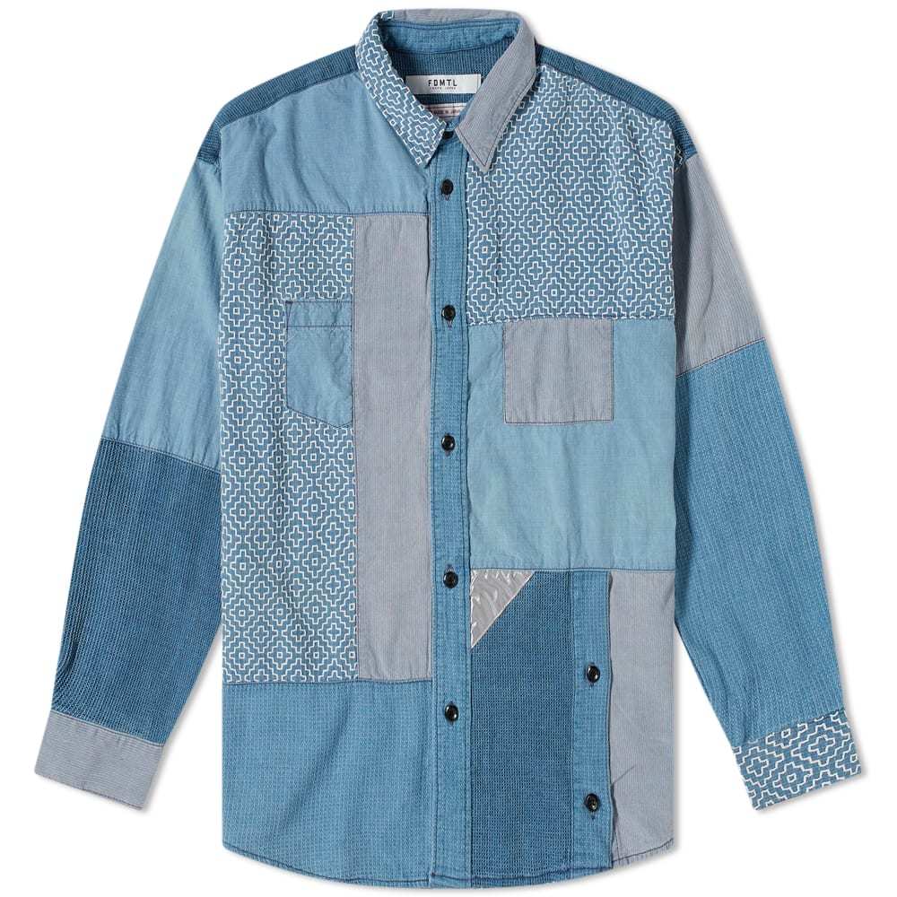 FDMTL 3yr Wash Boro Patchwork Shirt FDMTL