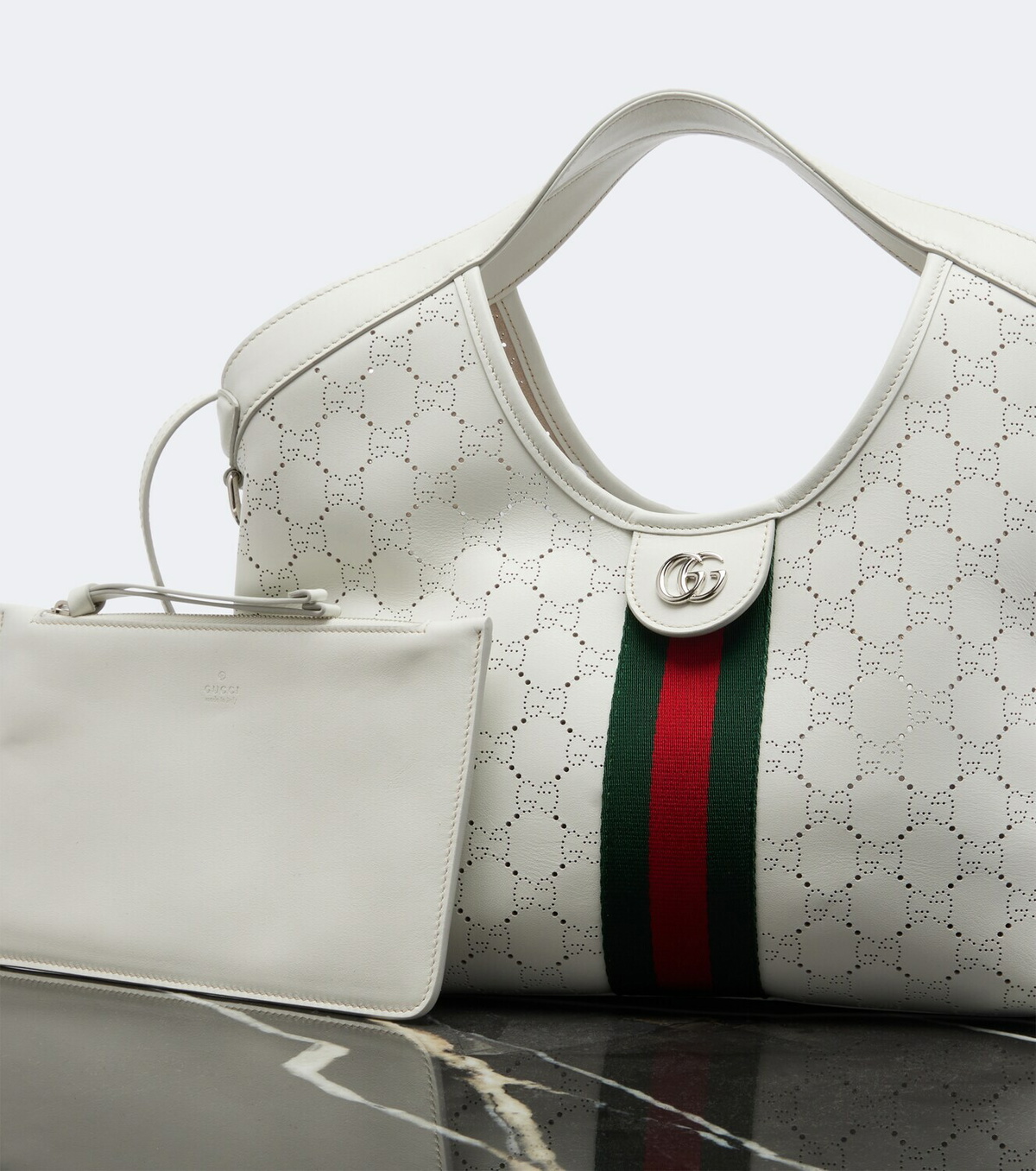 Gucci Gucci Giglio Small leather tote bag