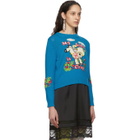 Marc Jacobs Blue Magda Archer Edition The Intarsia Sweater