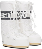 Moon Boot White Icon Nylon Tall Boots