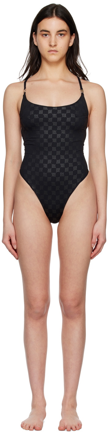 MISBHV Black Monogram One-Piece MISBHV