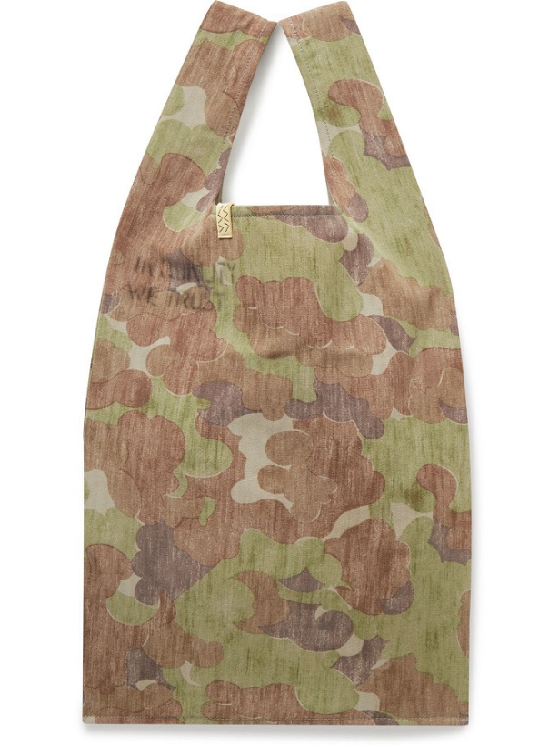 Photo: Visvim - Camouflage-Print Wool and Linen-Blend Tote Bag