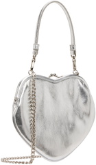 Vivienne Westwood Silver Belle Heart Frame Bag
