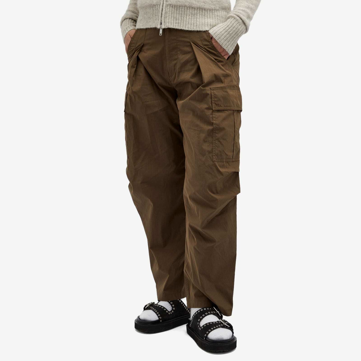 【送料&関税込】Marant Atoile Rebecca Cotton Cargo-trousers Isabel Marant Étoile Women's Rebecca Cargo Pant in Khaki