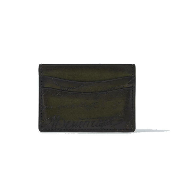 Photo: Berluti Scritto Leather card holder