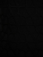 VALENTINO - Stretch Knit Logo Midi Dress