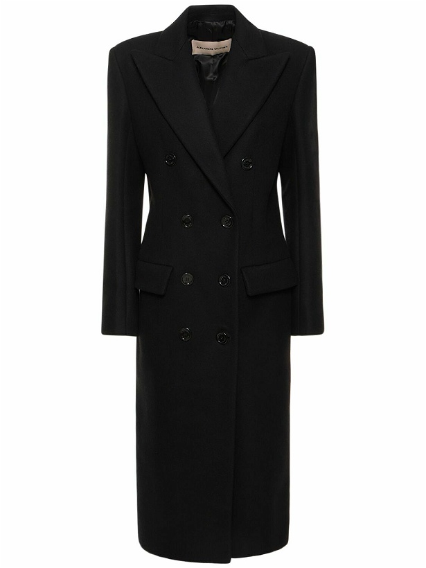 Photo: ALEXANDRE VAUTHIER - Double Breasted Wool Blend Long Coat