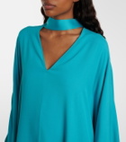Taller Marmo Cecil fringed crêpe cady kaftan