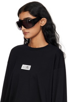 MM6 Maison Margiela Black Mask Sunglasses