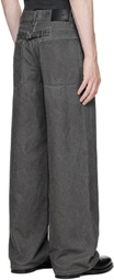 Sunflower Gray Super Wide Jeans