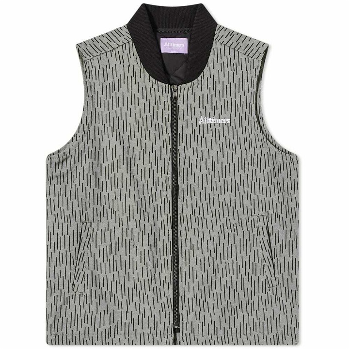 Photo: Alltimers Men's Best Quilted Canvas Vest in Charcoal Grey