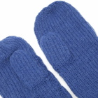 Damson Madder Women's Cable String Mittens in Blue 