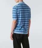 Marni Striped cotton polo shirt