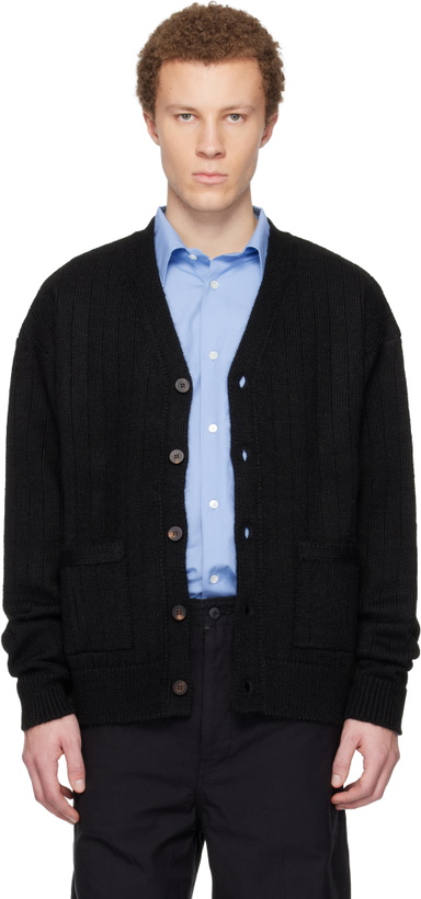 Photo: visvim Black Knit Cardigan