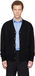 visvim Black Knit Cardigan