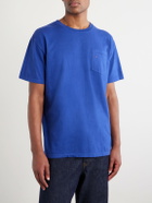 Noah - Core Logo-Printed Cotton T-Shirt - Blue