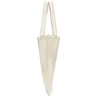 Rick Owens White Leather Tote