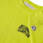 Billionaire Boys Club Men's Arch Logo Crew Sweat in Acid Yellow