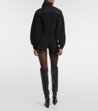 Coperni Logo fleece playsuit