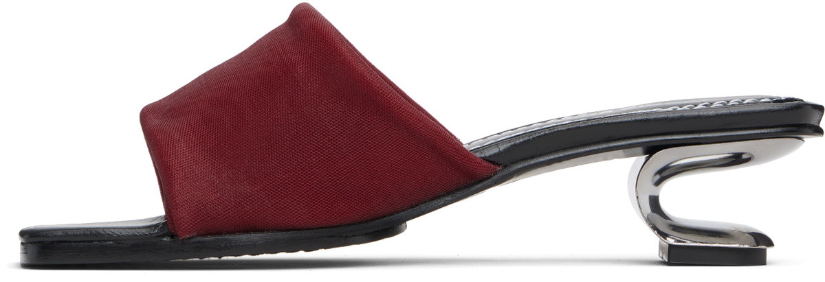 Nicole Saldaña Red Sarah Heeled Sandals