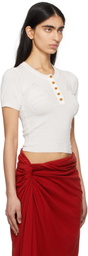 Vivienne Westwood Off-White Tit Top