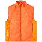 Nike Men's ACG Rop De Dop Vest in Team Orange/Safety Orange/Orange Trance