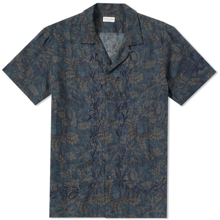 Photo: Dries Van Noten Short Sleeve Embroidered Vacation Shirt Multi