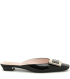 Roger Vivier Belle Vivier patent leather slippers