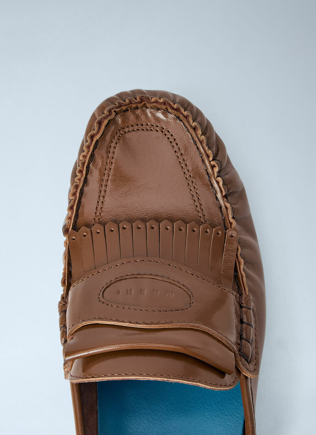 Marni Leather Penny Loafers