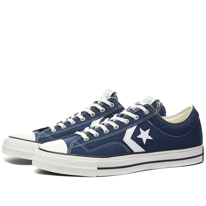 Photo: Converse Star Player 76 Sneakers in Navy/Vintage White