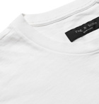 rag & bone - Embroidered Printed Cotton-Jersey T-Shirt - White