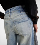 Acne Studios Belted low-rise wide-leg jeans