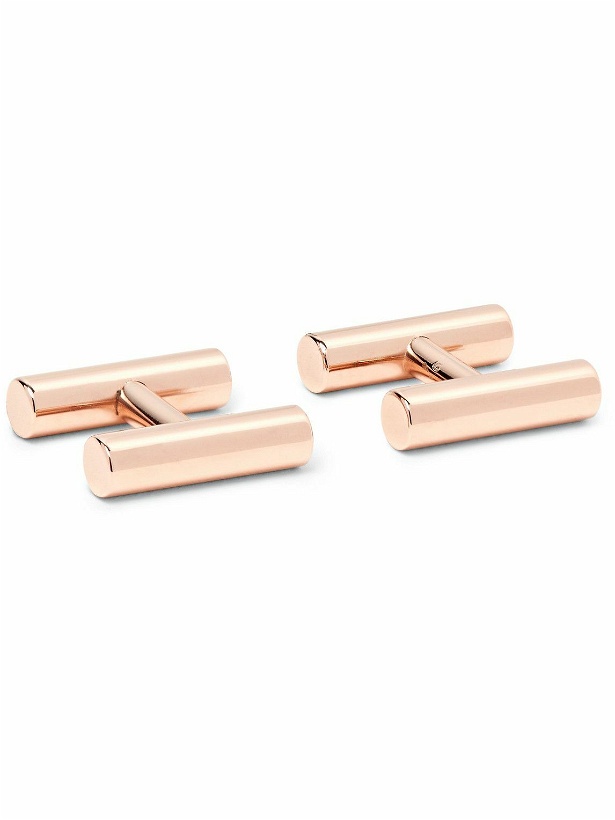 Photo: Alice Made This - Kiston Rose Gold-Plated Cufflinks