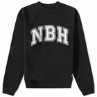 Neighborhood Men's College Crew Sweat in Black