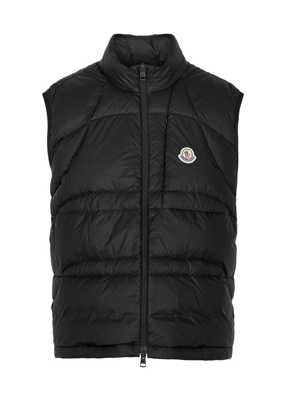 Moncler Cursa Quilted Shell Gilet Black 3 Men s Designer Gilet Male Moncler