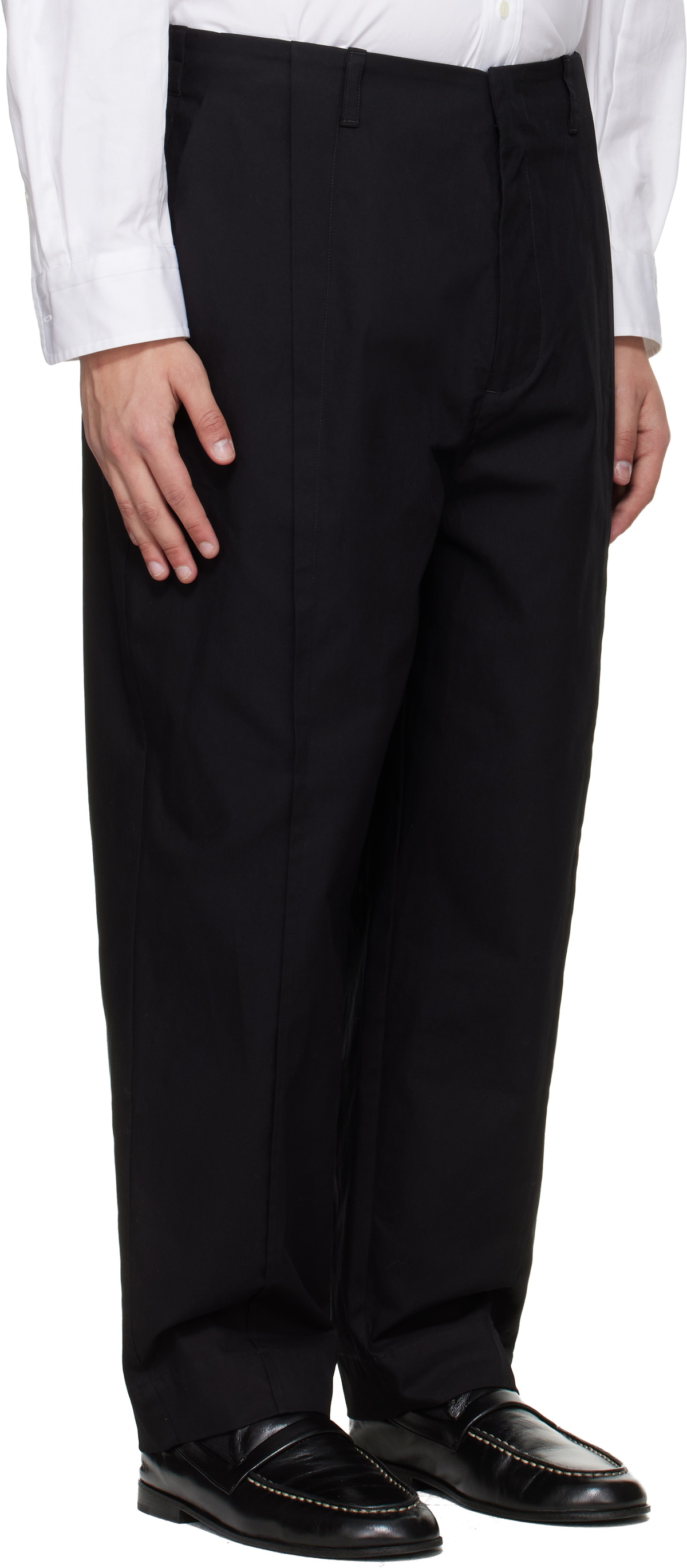 Toogood Black 'The Librarian' Trousers
