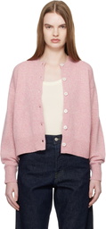 &Daughter Pink Ada Crewneck Cardigan