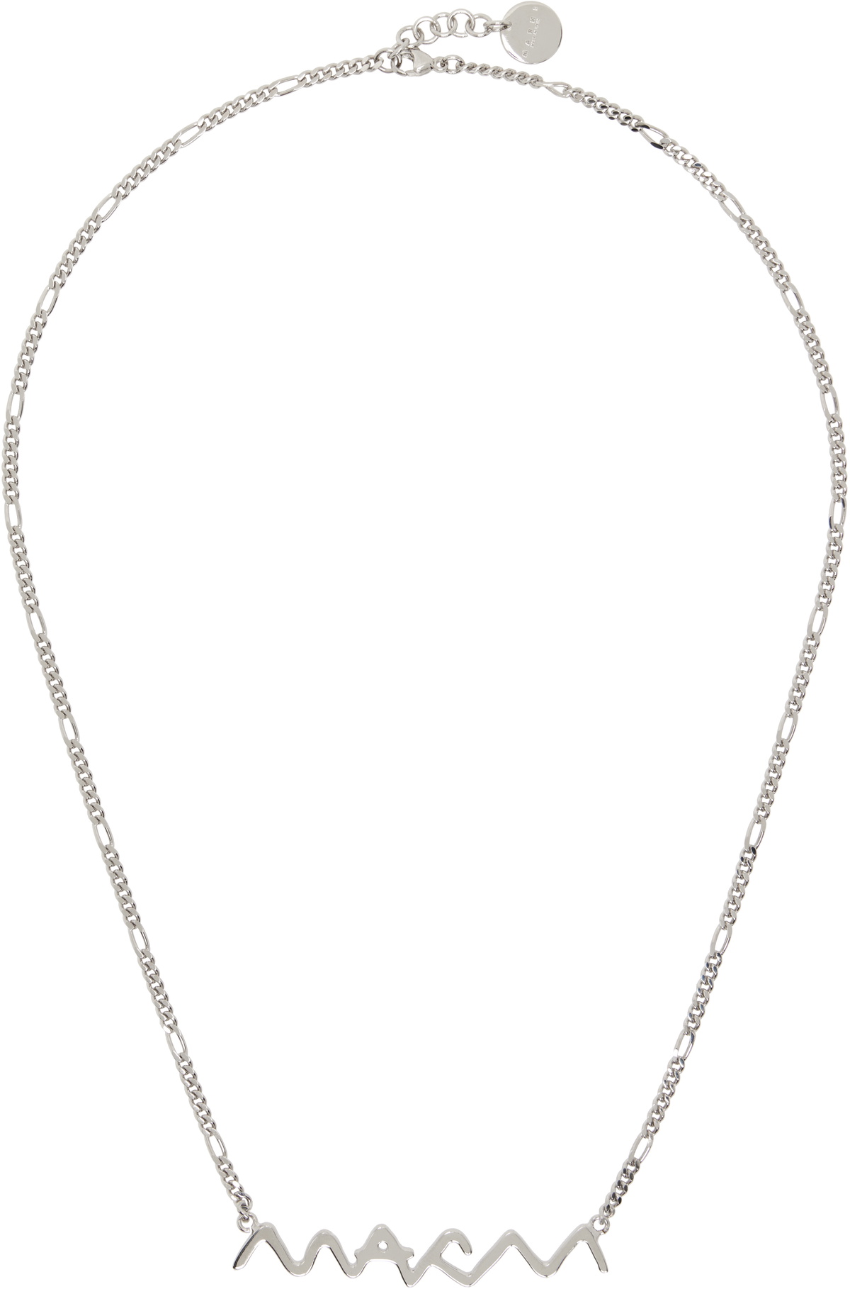 ネックレス・ペンダント Marni Silver Chain Necklace With Maxi Rhinestones Marni Silver Chain Necklace With Maxi Rhinestones | THE LIST