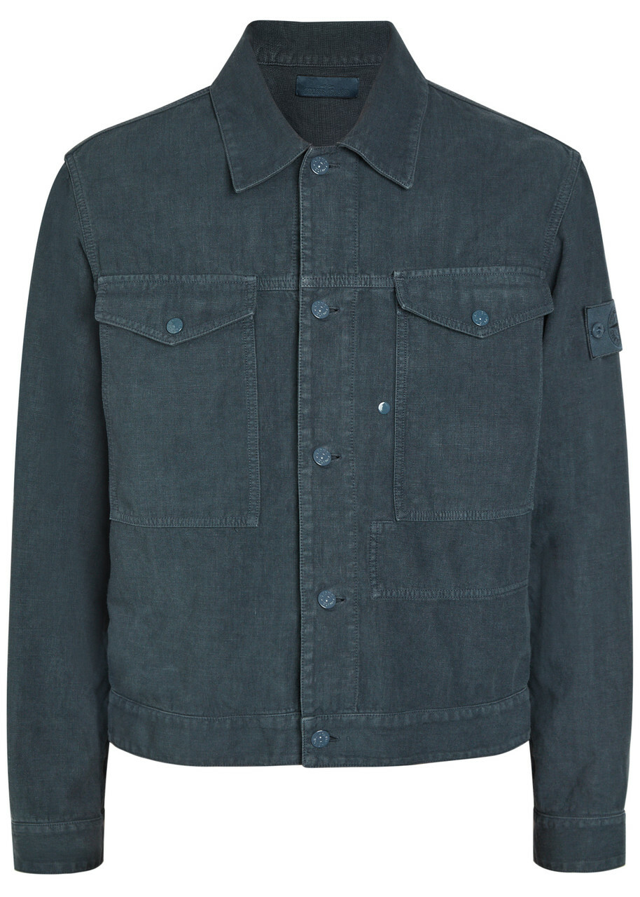 Stone Island Tela Smerigliata 4 Pocket Shirt Jacket Stone Island Stone Island Tela Smerigliata 4 Pocket Shirt Jacket Stone Island