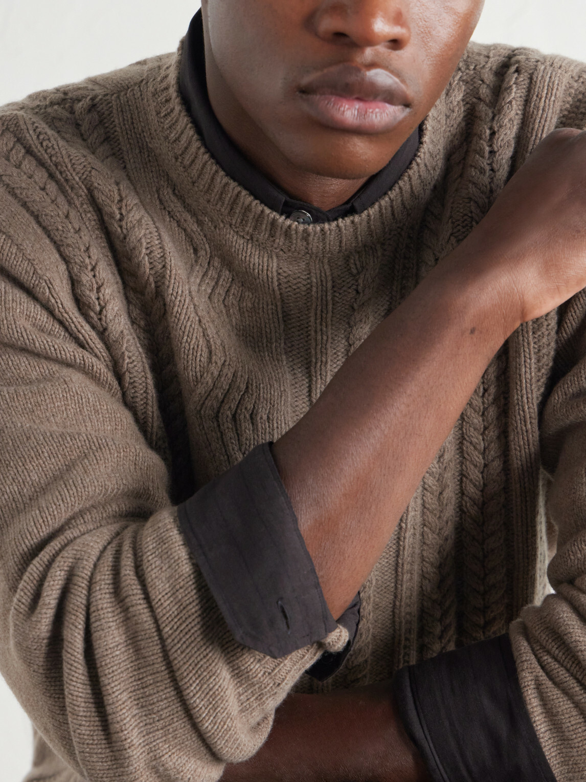 Inis Meáin - Ridges Aran Textured-Wool Sweater - Neutrals