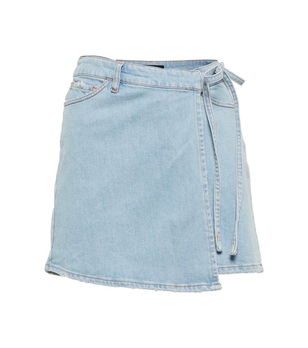 3x1 N.Y.C. Wrap denim miniskirt