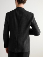 Mr P. - Checked Wool-Blend Bouclé Blazer - Gray