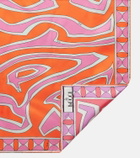 Pucci Labirinto silk twill scarf
