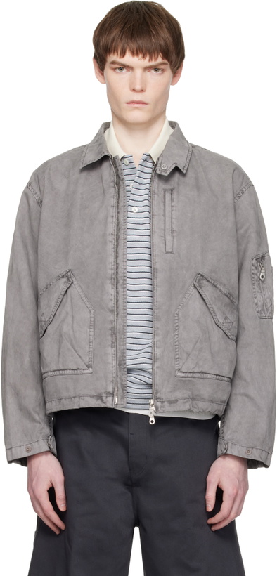 Photo: COOR Gray Organic Cotton Washed MK-3 Jacket