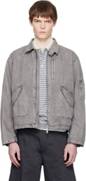 COOR Gray Organic Cotton Washed MK-3 Jacket
