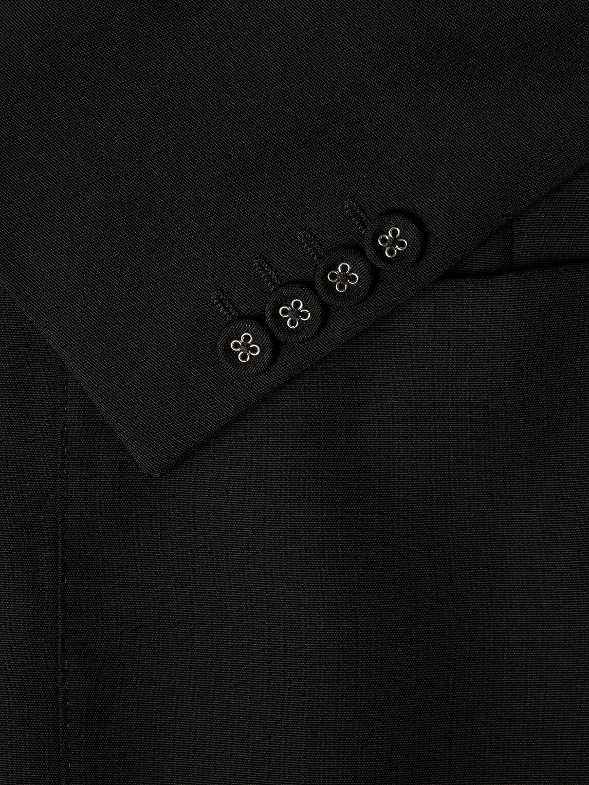 Officine Générale - Leon Double-Breasted Virgin Wool-Twill Suit Jacket - Black